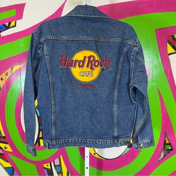 Hard Rock Cafe Cozumel, Denim Jacket. Size Small. In excellent condition - Picture 7 of 7